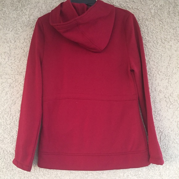 Maroon color Fleece Jacket - Picture 4 of 4